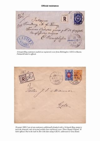 FINSKO - POŠTOVNÍ VÁLKA – list 8