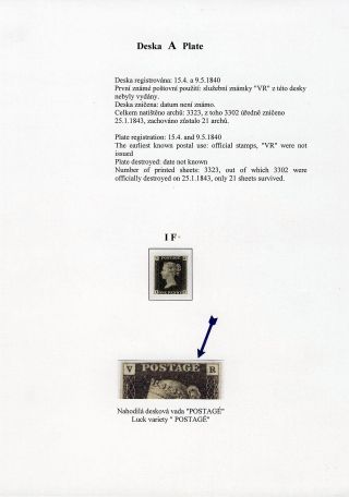 THE FIRST POSTAGE STAMP – sheet 3