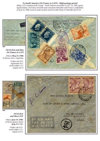 WINDE DES KRIEGES (GRIECHENLAND - FLUGPOST 1939-1940) – Blatt 12