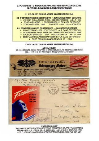 POSTGESCHICHTE VON ÖSTERREICH 1945-1955: ENTWICKLUNG DER POST VOM ENDE DER OSTMARK BIS ZUM STAATSVERTRAG 1955 – Blatt 13
