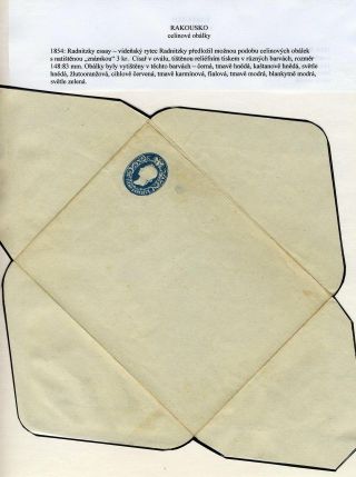 AUSTRIA: POSTAL STATIONERY COVERS 1861-1882 – sheet 2