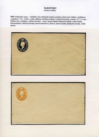 AUSTRIA: POSTAL STATIONERY COVERS 1861-1882 – sheet 4