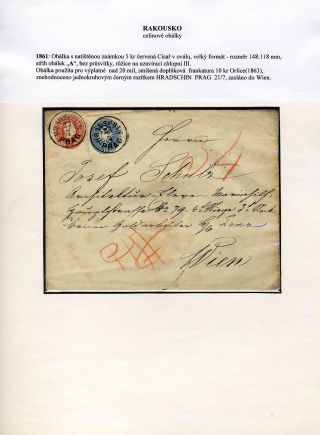 AUSTRIA: POSTAL STATIONERY COVERS 1861-1882 – sheet 9