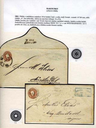 AUSTRIA: POSTAL STATIONERY COVERS 1861-1882 – sheet 10