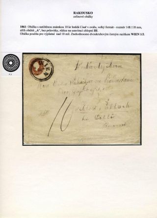 AUSTRIA: POSTAL STATIONERY COVERS 1861-1882 – sheet 14