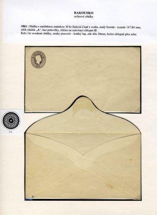 AUSTRIA: POSTAL STATIONERY COVERS 1861-1882 – sheet 20