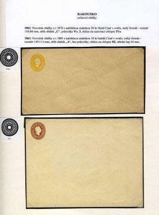 AUSTRIA: POSTAL STATIONERY COVERS 1861-1882 – sheet 22