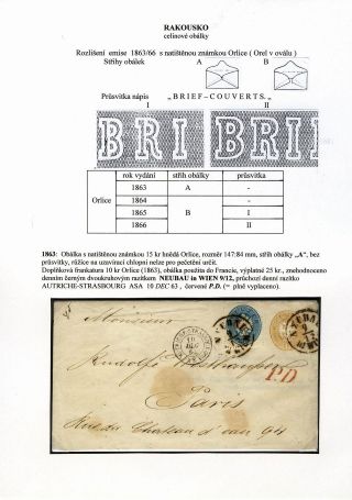 AUSTRIA: POSTAL STATIONERY COVERS 1861-1882 – sheet 25