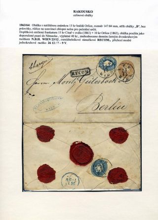 AUSTRIA: POSTAL STATIONERY COVERS 1861-1882 – sheet 29