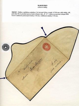 AUSTRIA: POSTAL STATIONERY COVERS 1861-1882 – sheet 32