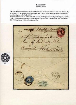 AUSTRIA: POSTAL STATIONERY COVERS 1861-1882 – sheet 36