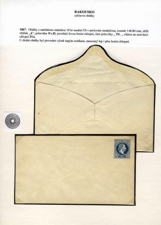 AUSTRIA: POSTAL STATIONERY COVERS 1861-1882 – sheet 56