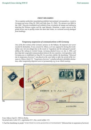 BESETZUNG GRIECHENLANDS WÄHREND DES 2. WELTKRIEG – Blatt 2
