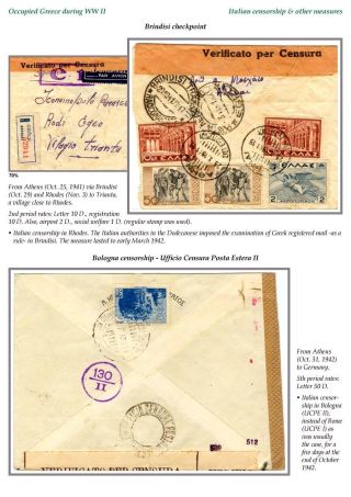 OCCUPIED GREECE DURING WORLD WAR II – sheet 35
