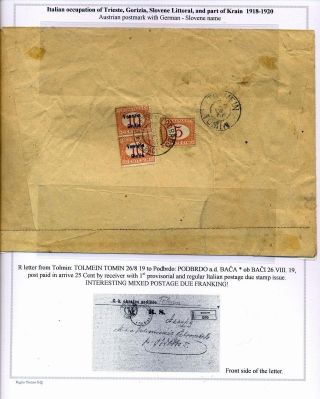 STEMPELN UND ENTWERTUNGEN AN DER SLOWENISCHEN KÜSTE 1918-1938 – Blatt 13