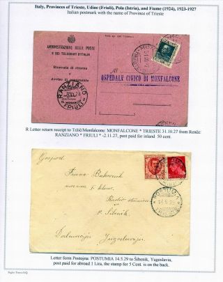 STEMPELN UND ENTWERTUNGEN AN DER SLOWENISCHEN KÜSTE 1918-1938 – Blatt 47
