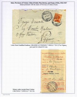 STEMPELN UND ENTWERTUNGEN AN DER SLOWENISCHEN KÜSTE 1918-1938 – Blatt 56