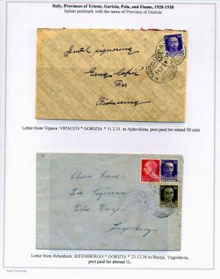 STEMPELN UND ENTWERTUNGEN AN DER SLOWENISCHEN KÜSTE 1918-1938 – Blatt 66