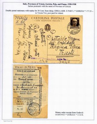 STEMPELN UND ENTWERTUNGEN AN DER SLOWENISCHEN KÜSTE 1918-1938 – Blatt 69