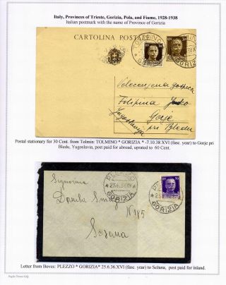 STEMPELN UND ENTWERTUNGEN AN DER SLOWENISCHEN KÜSTE 1918-1938 – Blatt 70