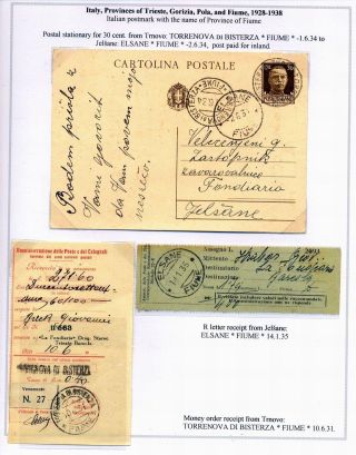STEMPELN UND ENTWERTUNGEN AN DER SLOWENISCHEN KÜSTE 1918-1938 – Blatt 79