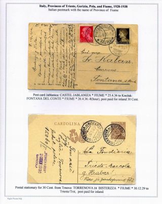 STEMPELN UND ENTWERTUNGEN AN DER SLOWENISCHEN KÜSTE 1918-1938 – Blatt 80