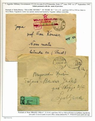 PRIMORSKA FROM 1939 TO 1954 – sheet 38