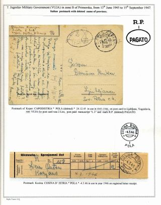 PRIMORSKA FROM 1939 TO 1954 – sheet 43