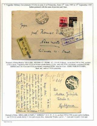 PRIMORSKA FROM 1939 TO 1954 – sheet 45
