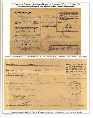 PRIMORSKA FROM 1939 TO 1954 – sheet 78