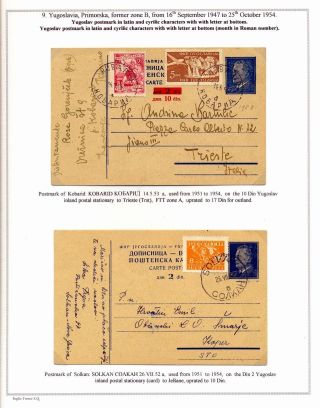 PRIMORSKA FROM 1939 TO 1954 – sheet 84