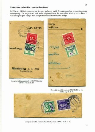 SLOWENISCHE AUSGABEN 1919 - 1920 IN MISCHFRANKATUREN – Blatt 27