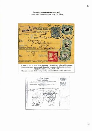 SLOVENIAN ISSUES FROM 1919 TO 1920 IN MIXED FRANKING – sheet 48
