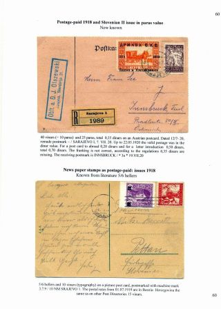 SLOVENIAN ISSUES FROM 1919 TO 1920 IN MIXED FRANKING – sheet 62