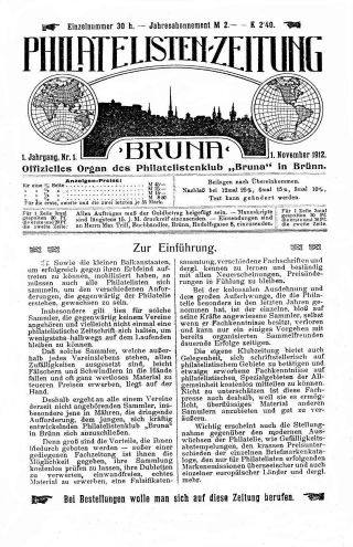 FILATELISTICKÉ NOVINY "BRUNA" – list 5