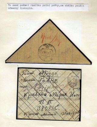 FELDPOST VON SOLDATEN DES 1. TSCH. ARMEEKORPS IN USSR – Blatt 42