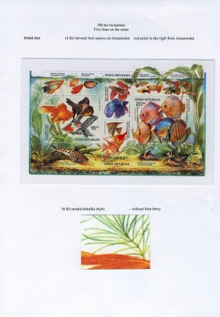 CZECH REPUBLIC 2003, BREEDING: AQUARIUM FISH – sheet 3
