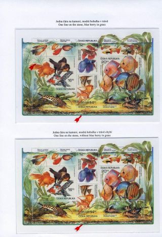 CZECH REPUBLIC 2003, BREEDING: AQUARIUM FISH – sheet 6