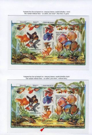 CZECH REPUBLIC 2003, BREEDING: AQUARIUM FISH – sheet 7