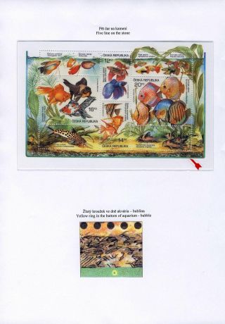 CZECH REPUBLIC 2003, BREEDING: AQUARIUM FISH – sheet 10