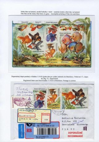CZECH REPUBLIC 2003, BREEDING: AQUARIUM FISH – sheet 14