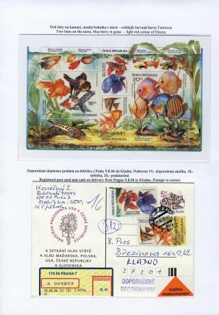 CZECH REPUBLIC 2003, BREEDING: AQUARIUM FISH – sheet 15