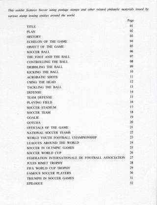 SOCCER – sheet 2
