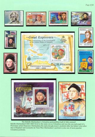 CHRISTOPHER COLUMBUS – sheet 6