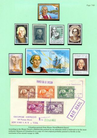 CHRISTOPHER COLUMBUS – sheet 7