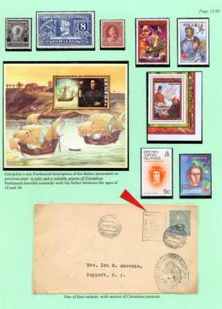 CHRISTOPHER COLUMBUS – sheet 12