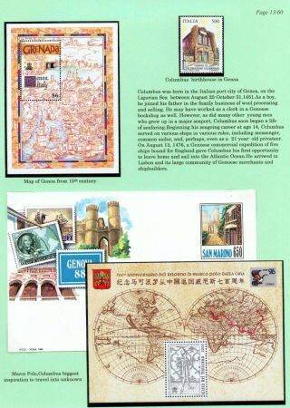 CHRISTOPHER COLUMBUS – sheet 13