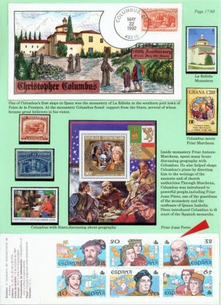 CHRISTOPHER COLUMBUS – sheet 17