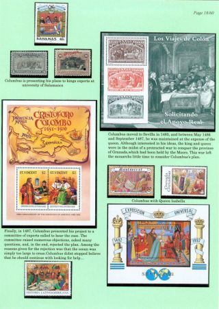 CHRISTOPHER COLUMBUS – sheet 18