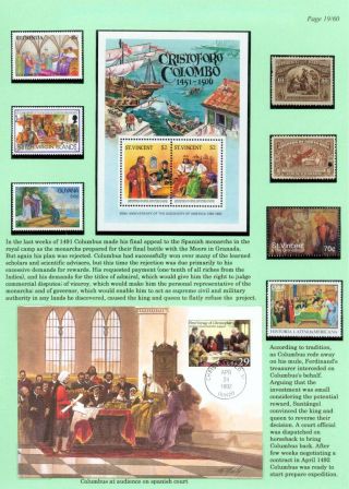 CHRISTOPHER COLUMBUS – sheet 19